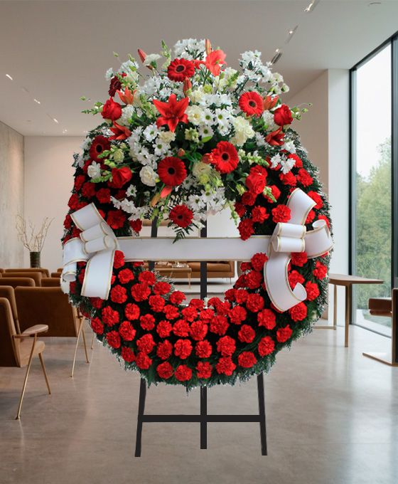 Corona Fúnebre Roja y Blanca para Funerales en España, Últimos fallecidos de Asturias