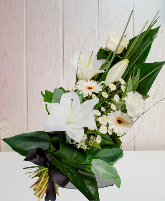 Ramo de Gerberas y Liliums para Funeral